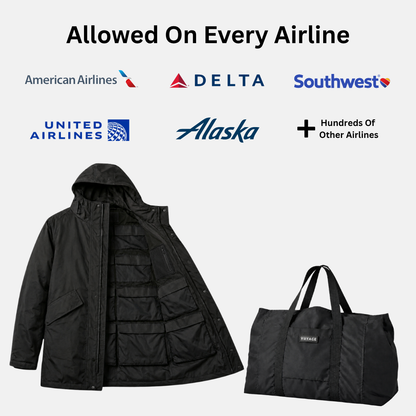 VoyageCoat™ The Packable Travel Coat