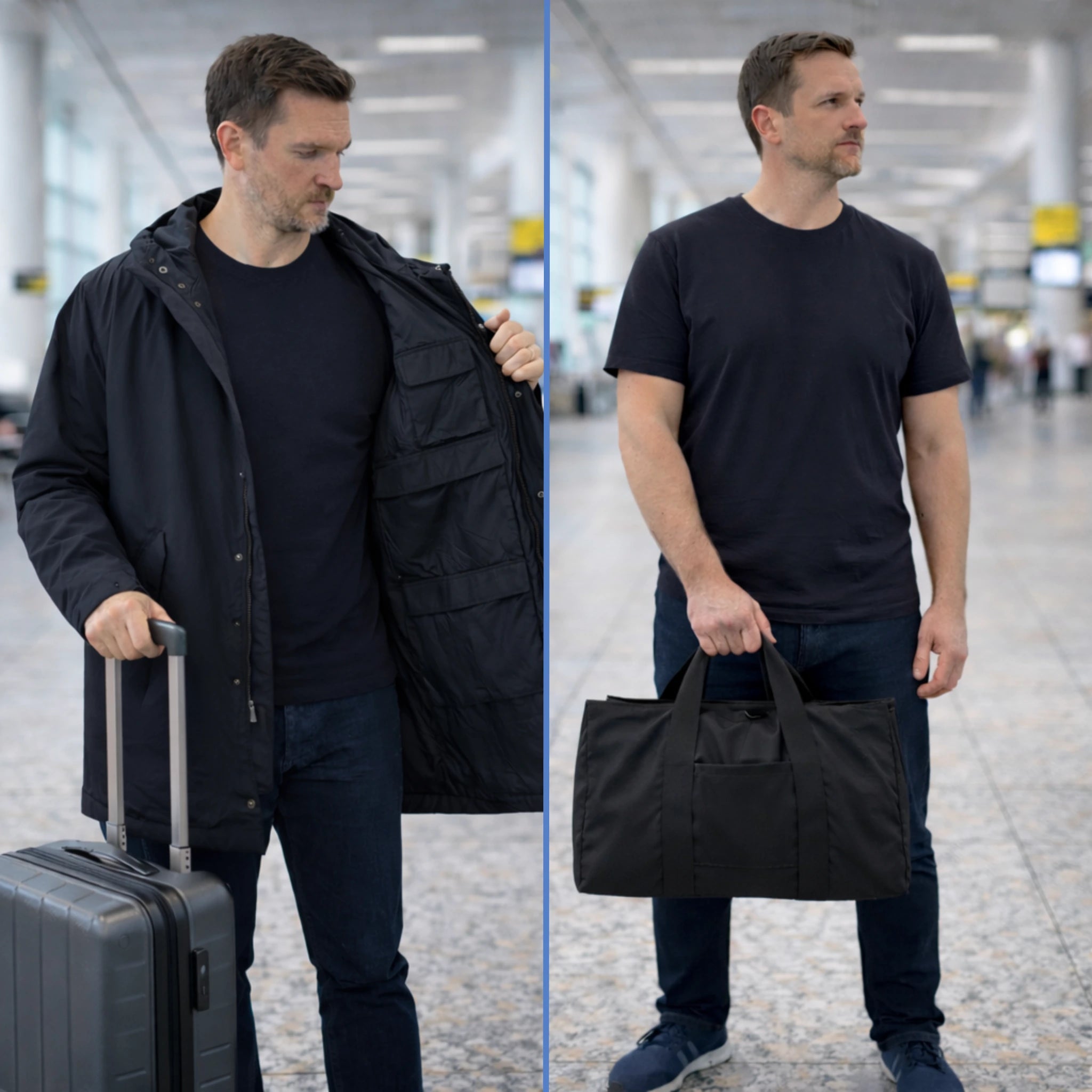 VoyageCoat travel packing coat