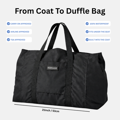 VoyageCoat™ The Packable Travel Coat
